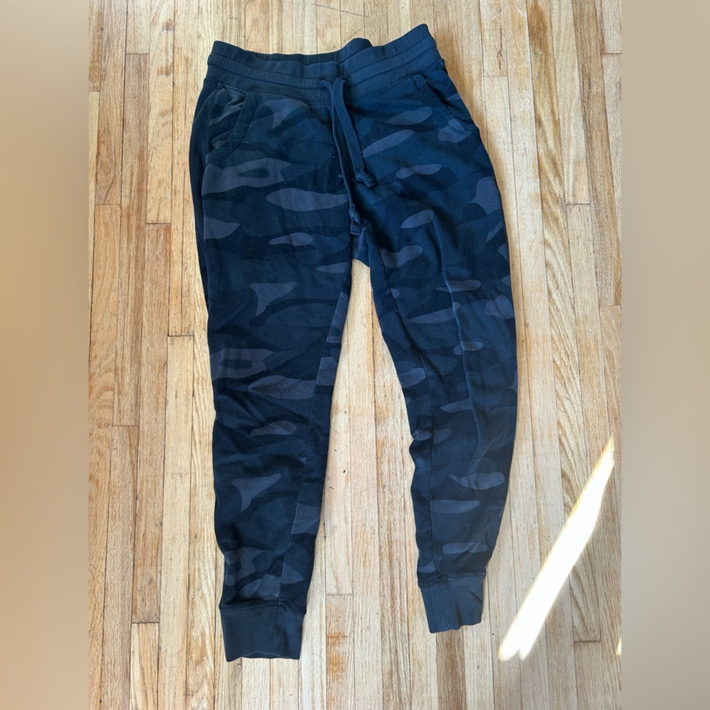 Black Camouflage Joggers